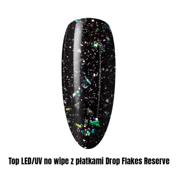 Top LED/UV no wipe z płatkami Drop Flakes Reserve 1kg