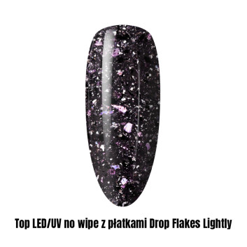 Top LED/UV no wipe z płatkami Drop Flakes Lightly 1kg