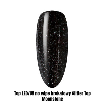 Top LED/UV no wipe brokatowy Glitter Top Moonstone 1kg