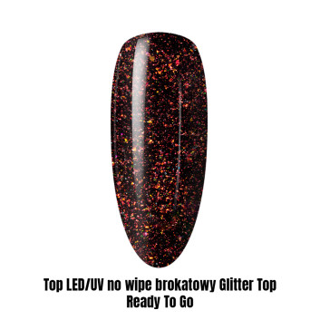 Top LED/UV no wipe brokatowy Glitter Top Ready To Go 1kg