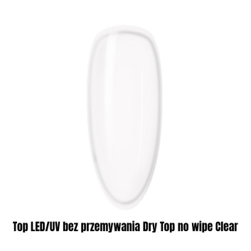 Top LED/UV bez przemywania Dry Top no wipe Clear 1kg