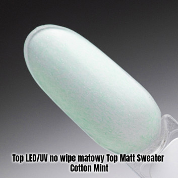 Top LED/UV no wipe matowy Top Matt Sweater Cotton Mint 1kg