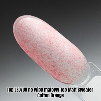 Top LED/UV no wipe matowy Top Matt Sweater Cotton Orange 1kg