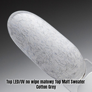 Top LED/UV no wipe matowy Top Matt Sweater Cotton Grey 1kg