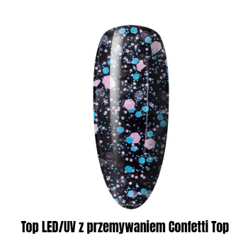 Top LED/UV z przemywaniem Confetti Top 1kg