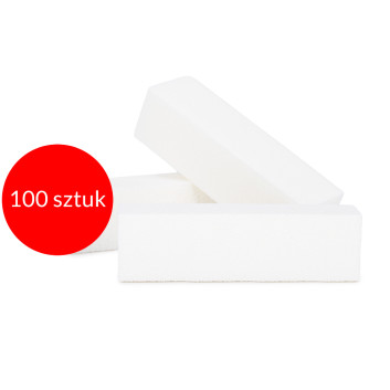 100sztuk Bloczek blok polerski 100/100 Standard biały