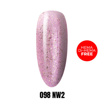 Lakier LED/UV Gel Polish 098 NW2 HEMA/Di-HEMA Free 1kg