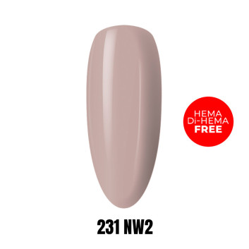 Lakier LED/UV Gel Polish 231 NW2 HEMA/Di-HEMA Free 1kg