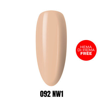 Lakier LED/UV Gel Polish 092 NW1 HEMA/Di-HEMA Free 1kg