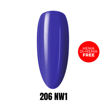Lakier LED/UV Gel Polish 206 NW1 HEMA/Di-HEMA Free 1kg