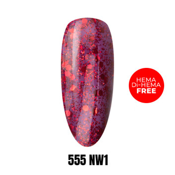 Lakier LED/UV Gel Polish 555 NW1 HEMA/Di-HEMA Free 1kg