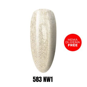 Lakier LED/UV Gel Polish 583 NW1 HEMA/Di-HEMA Free 1kg