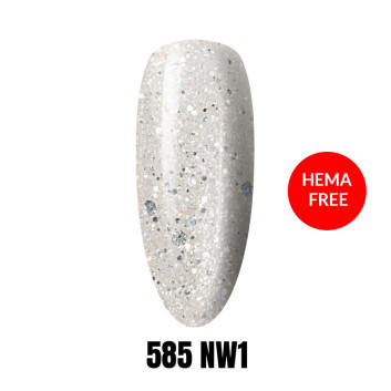 Lakier LED/UV Gel Polish 585 NW1 HEMA/Di-HEMA Free 1kg