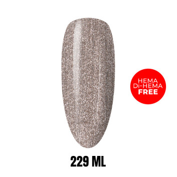Lakier LED/UV Gel Polish 229 ML HEMA/Di-HEMA Free 1kg