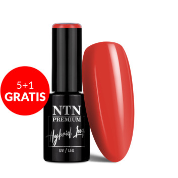 5+1gratis Lakier hybrydowy LED/UV Gel Polish Reds Nr 450 Limited Edition NTN Premium 5g
