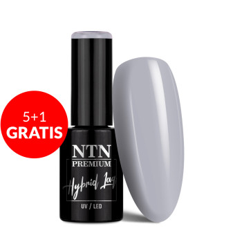 5+1gratis Lakier hybrydowy LED/UV Gel Polish Blacks Nr 462 Limited Edition NTN Premium 5g