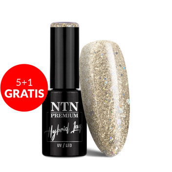 5+1gratis Lakier hybrydowy LED/UV Gel Polish Yellows Nr 484 Limited Edition NTN Premium 5g