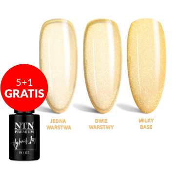 5+1gratis Lakier hybrydowy LED/UV Gel Polish Yellows Nr 482 Limited Edition NTN Premium 5g