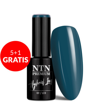 5+1gratis Lakier hybrydowy LED/UV Gel Polish Blues Nr 505 Limited Edition NTN Premium 5g