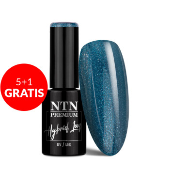 5+1gratis Lakier hybrydowy LED/UV Gel Polish Blues Nr 504 Limited Edition NTN Premium 5g
