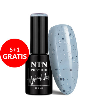 5+1gratis Lakier hybrydowy LED/UV Gel Polish Blues Nr 498 Limited Edition NTN Premium 5g