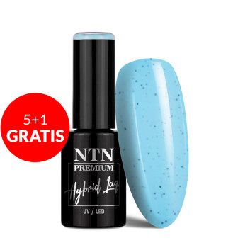 5+1gratis Lakier hybrydowy LED/UV Gel Polish Blues Nr 496 Limited Edition NTN Premium 5g