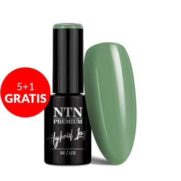 5+1gratis Lakier hybrydowy LED/UV Gel Polish Greens Nr 515 Limited Edition NTN Premium 5g