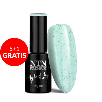 5+1gratis Lakier hybrydowy LED/UV Gel Polish Greens Nr 513 Limited Edition NTN Premium 5g