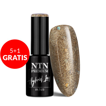 5+1gratis Lakier hybrydowy LED/UV Gel Polish Browns Nr 530 Limited Edition NTN Premium 5g