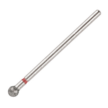 Frez diamentowy kulka 4 mm czerwony delikatny