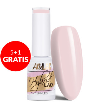 5+1gratis Lakier hybrydowy AlleLac Shine Like a Bride 5g Nr 123
