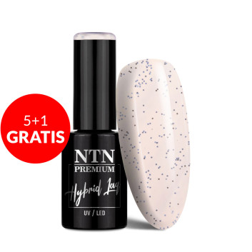 5+1gratis Lakier hybrydowy LED/UV Gel Polish Nudes Nr 453 Limited Edition NTN Premium 5g