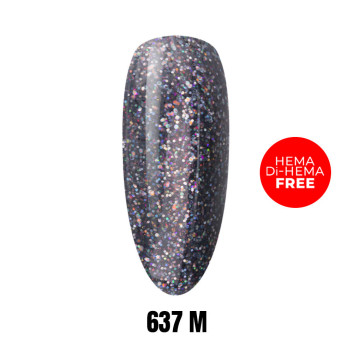 Lakier LED/UV Gel Polish 637 M HEMA/Di-HEMA Free 1kg