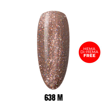 Lakier LED/UV Gel Polish 638 M HEMA/Di-HEMA Free 1kg