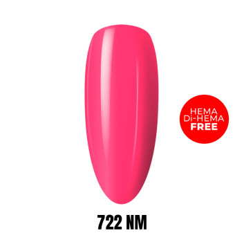 Lakier LED/UV Gel Polish 722 NM HEMA/Di-HEMA Free 1kg