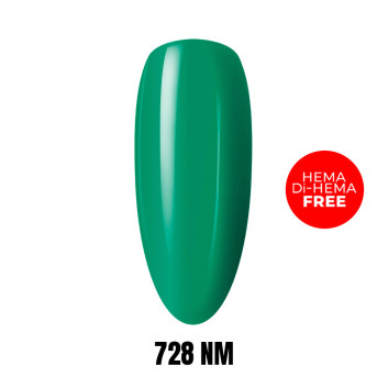 Lakier LED/UV Gel Polish 728 NM HEMA/Di-HEMA Free 1kg