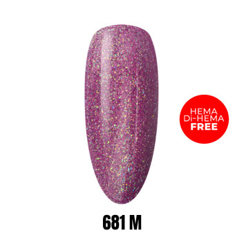 Lakier LED/UV Gel Polish 681 M HEMA/Di-HEMA Free 1kg