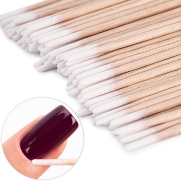 Patyczki higieniczne drewniane Molly Nails 7cm 100szt