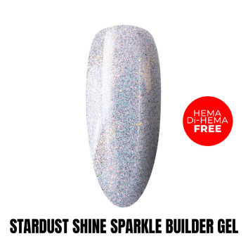 Żel do paznokci z brokatem Sparkle Builder Gel Stardust Shine HEMA/Di-HEMA Free 1kg