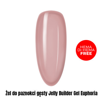 Żel do paznokci gęsty Jelly Builder Gel Euphoria HEMA/Di-HEMA Free 1kg