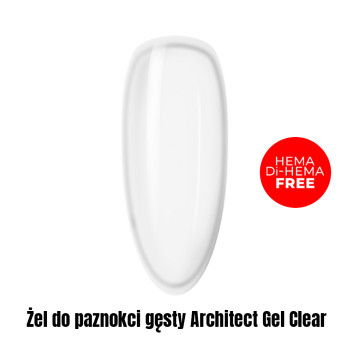 Żel do paznokci gęsty Architect Gel Clear HEMA/Di-HEMA Free 1kg