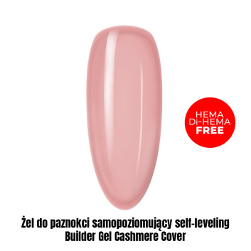 Żel do paznokci samopoziomujący self-leveling Builder Gel Cashmere Cover HEMA/Di-HEMA Free 1kg