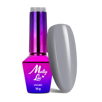 5+1gratis Lakier hybrydowy MollyLac Fashion outfit Silence 10g Nr 346