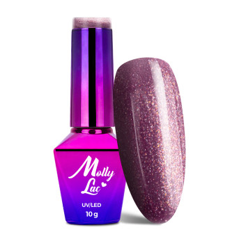 5+1gratis Lakier hybrydowy MollyLac Nailmatic Treasure pride 10g Nr 323