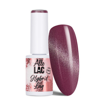 Lakier hybrydowy LED/UV Gel Polish Cat Eye Dark Cherry AlleLac HEMA/Di-HEMA Free 6g