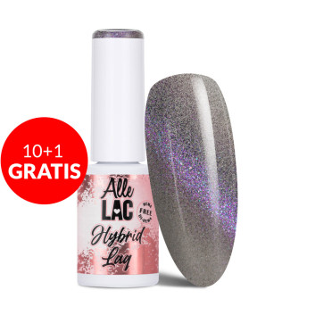10+1gratis Lakier hybrydowy LED/UV Gel Polish Cat Eye Rainbow AlleLac HEMA/Di-HEMA Free 6g
