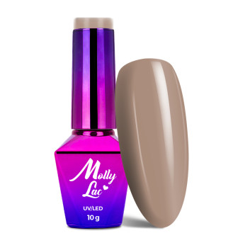 5+1gratis Lakier hybrydowy MollyLac Choco Dreams Hazelnut 10g Nr 352