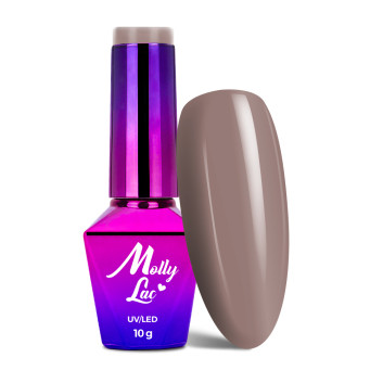 5+1gratis Lakier hybrydowy MollyLac Choco Dreams Praline Perfection 10g Nr 351