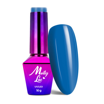 5+1gratis Lakier hybrydowy MollyLac Bubble Tea Elixir 10g Nr 137