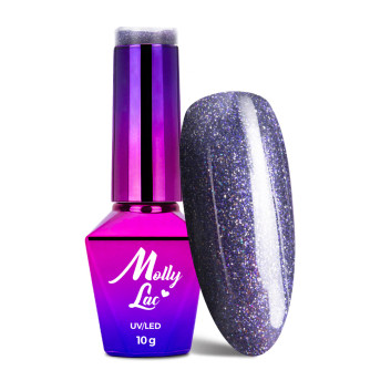 5+1gratis Lakier hybrydowy MollyLac Wedding Dream & Champagne Spumante 10g Nr 387